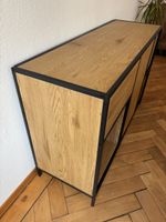 Sideboard Industrial Design Eiche Metall guter Zustand