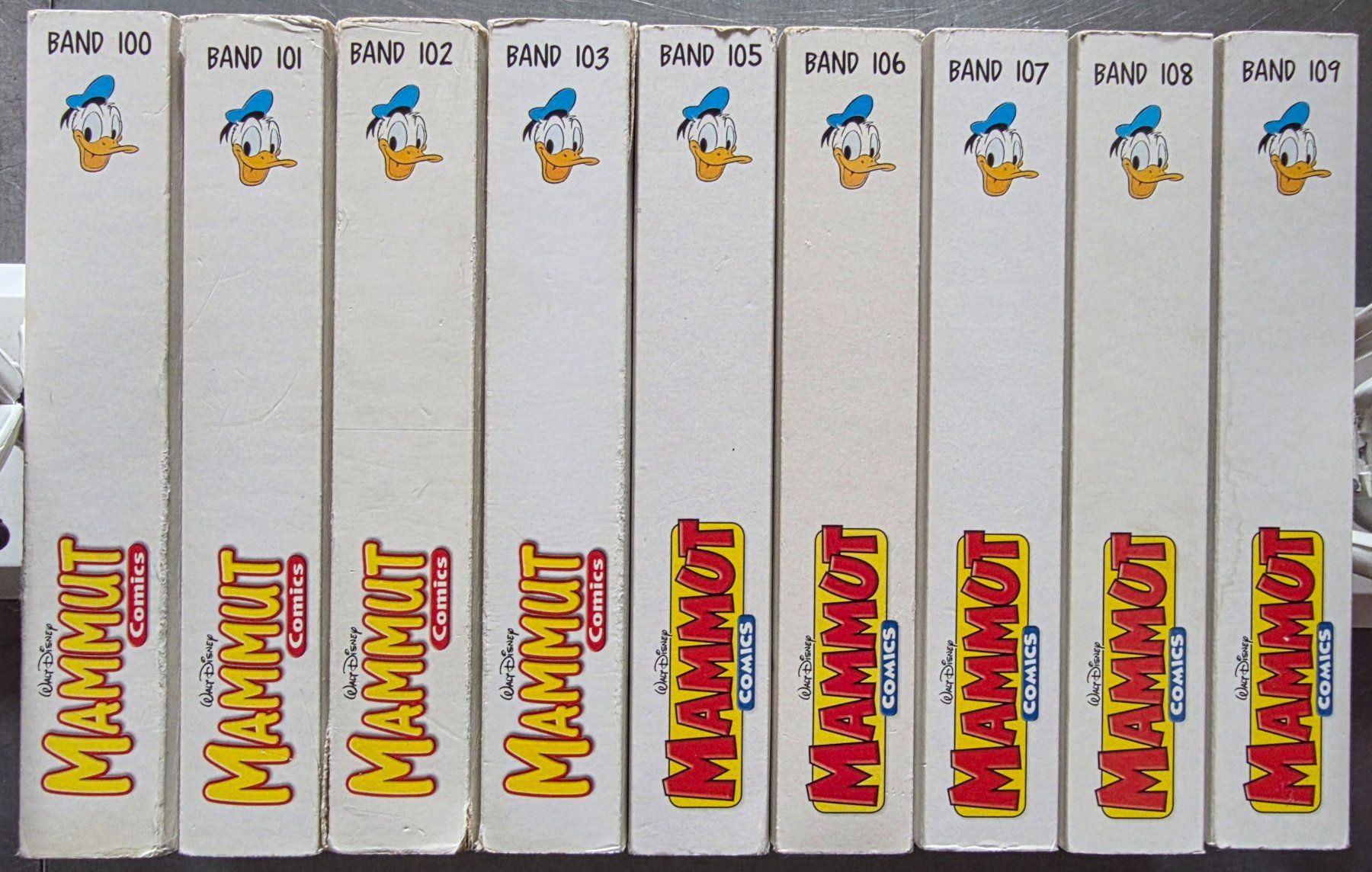 Fumetti: 9x LTB Mammut (100-109) – Usato da Kriens venduto da Rothenfluh66