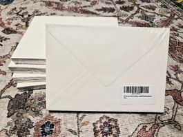 125 Hochzeitskuverts DIN C5 (162 × 229 mm) – Elfenbein