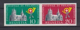 Einzelwerte aus Block Lausanne 1955 **
