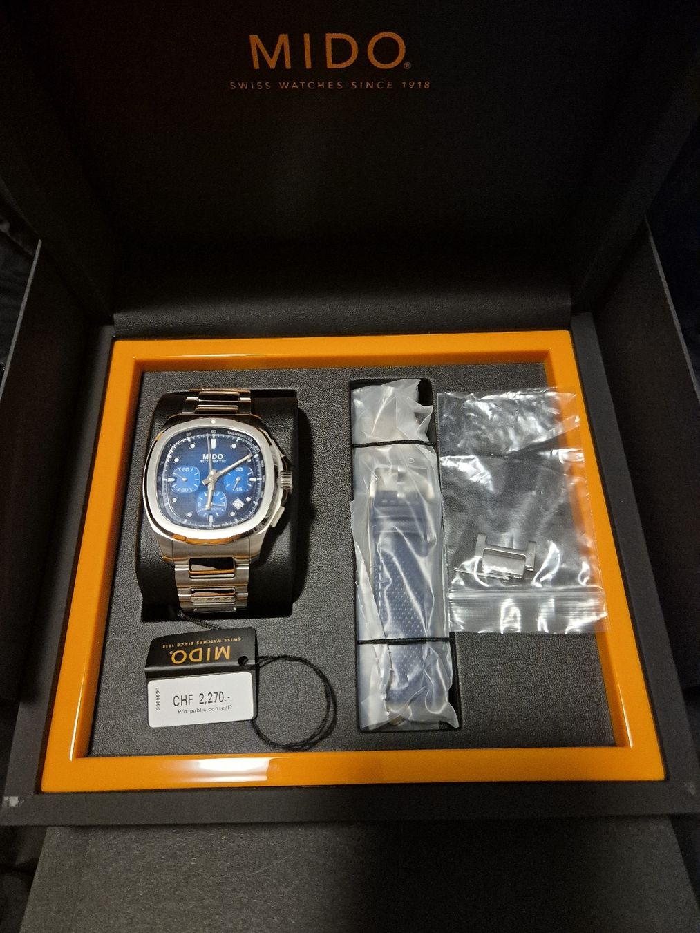 Mido Orologi: Mido Multofort Tv Chronograph – Nuovo (secondo la descrizione) da Kreuzlingen venduto da Swiss.Chanel