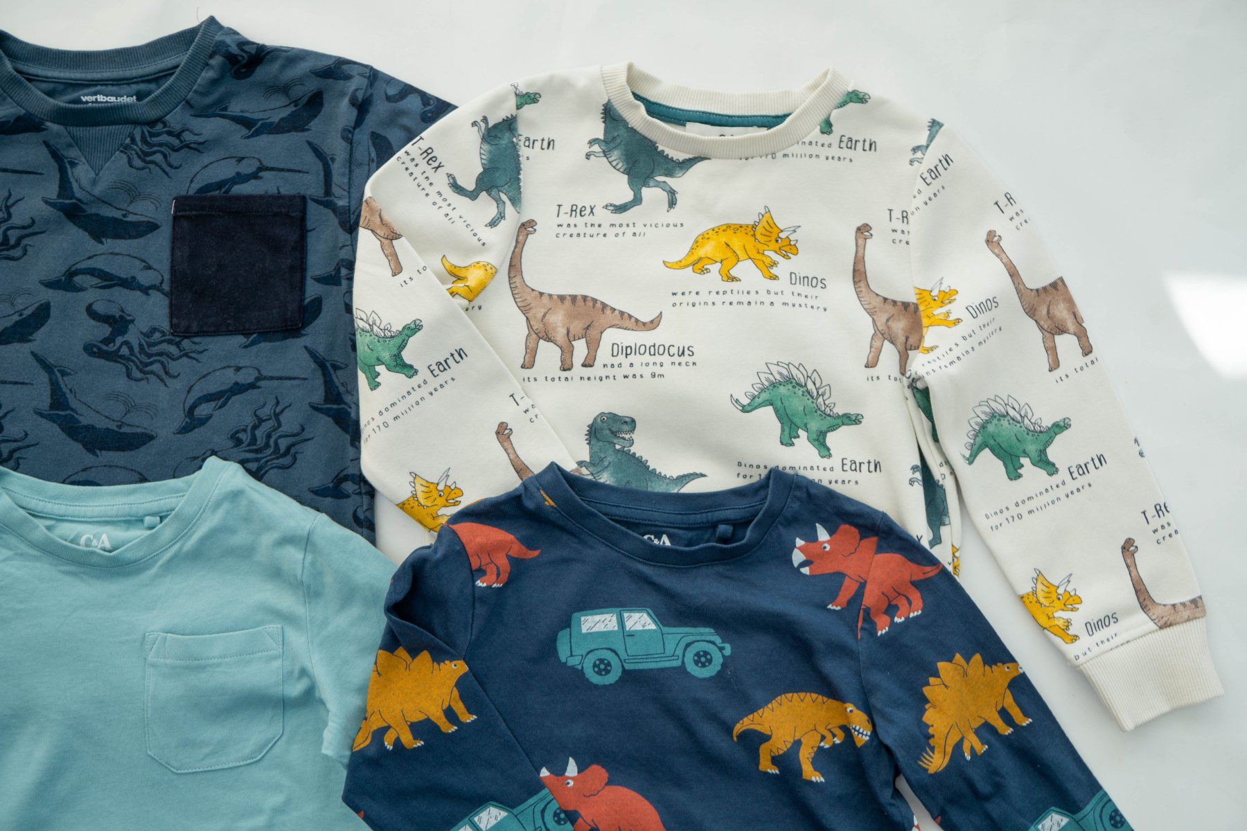 C&A Lotti & Set di vestiti: 2x Pullover & 2x Langarmshirt Gr.110 - 5 Jahre – Usato da Zürich venduto da sambaum 2