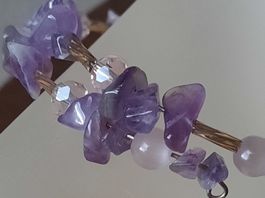 Handgefertigtes Amethyst-Armband - Einzigartiges Design!