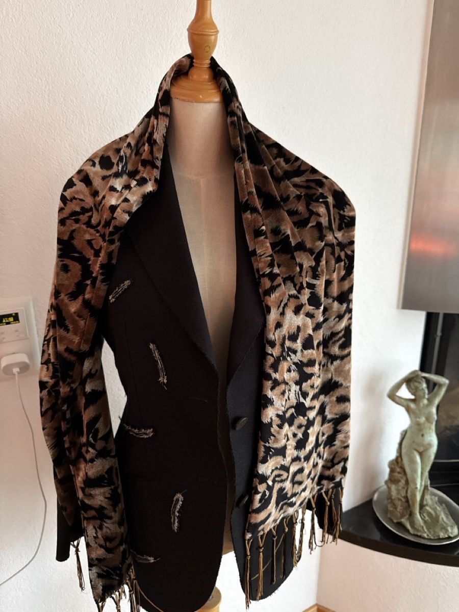 Foulard & Sciarpe: Samt Leo Schal – Nuovo (secondo la descrizione) da Embrach venduto da Dmoney