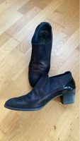 Elegante, schwarze Damen Stiefeletten, Grösse 39