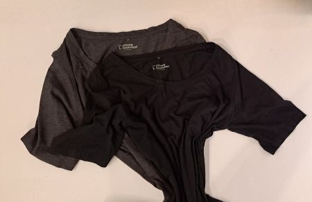 2er Set: Damen T-Shirts, Grösse L