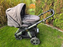 Kinderwagen Hartan Racer GTS mit Handbremse, Babywanne,...