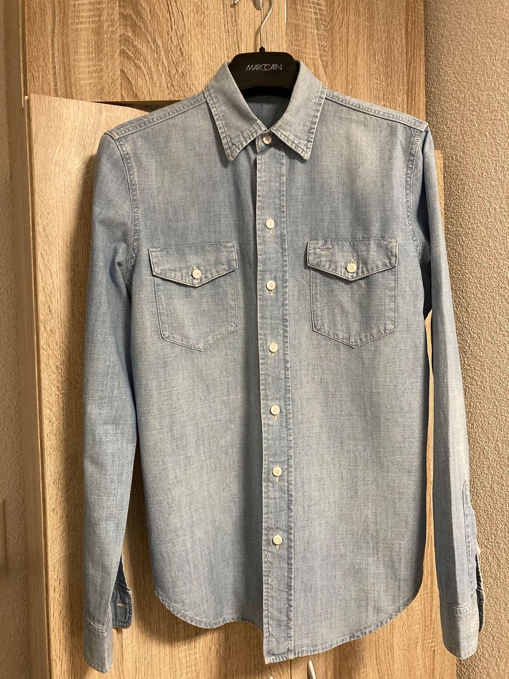 Ralph Lauren Camicette: Ralph Lauren Damen Jeansbluse hellblau Grösse 8 – Usato da rheineck venduto da norwegianwood52 1