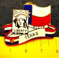 TEXAS LIBERTY USA PIN ENAMEL GOLDIG