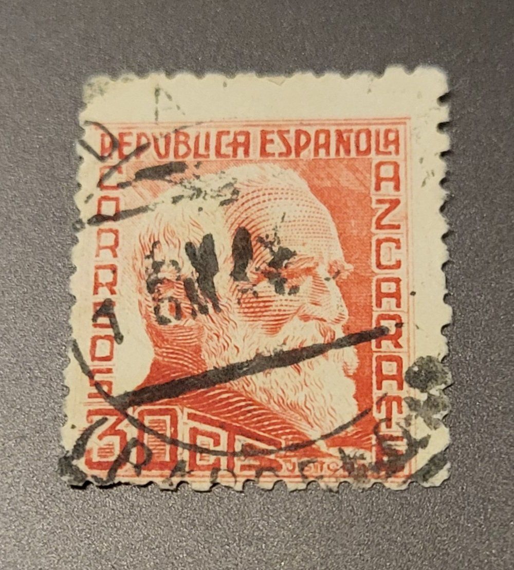 Tutti i francobolli: Spanien 1935 dezentriert briefmarke – Usato da St Gallen venduto da Stampsalshobby
