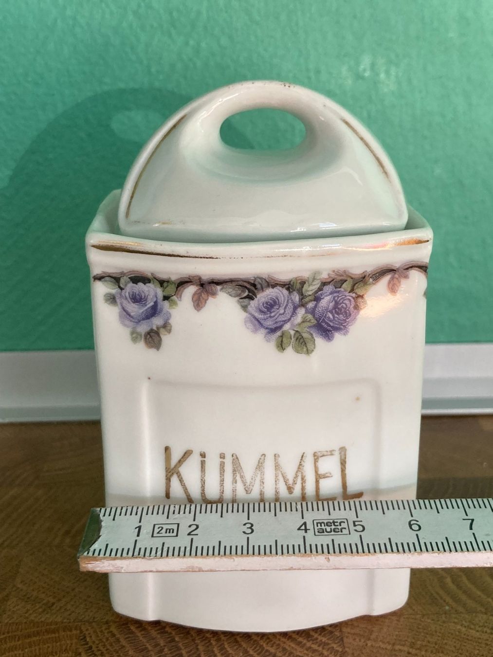 Zuccheriere: ANTIKE  VORRATSDOSE  PORZELLAN  KÜMMEL – Usato da Subingen venduto da ArtBead 8