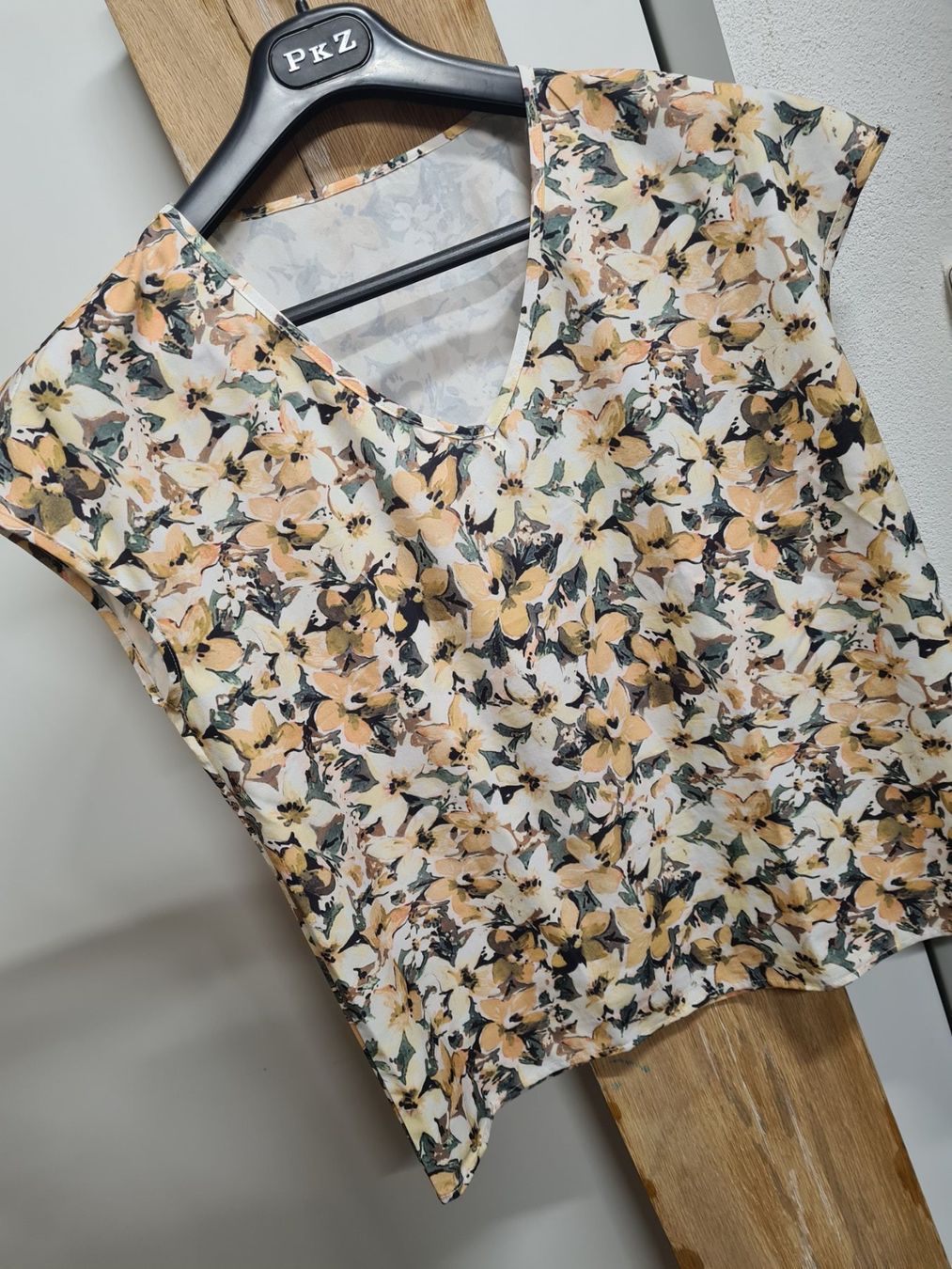 Camicette: Damen Kurzarm Sommer Blusentop, ca.L – Usato da Amriswil venduto da used2use 1