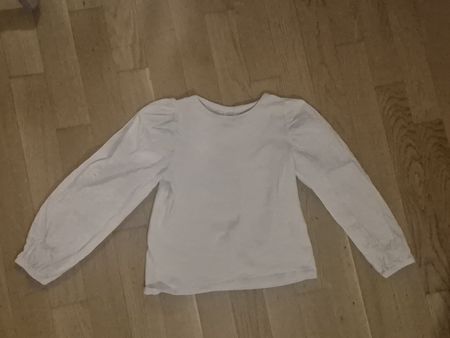 Zara Kids White Long Sleeve Top, Size 8