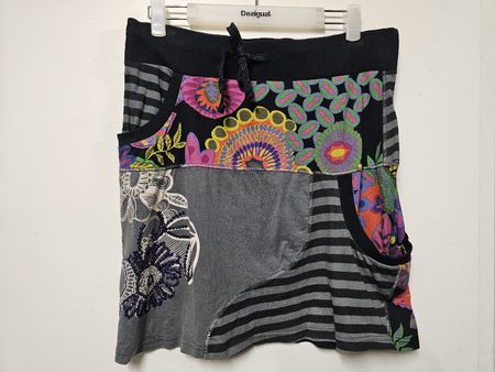Jupe Desigual/Originale/Multicolore/Stylée/Coton/Taille:40