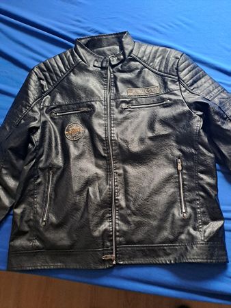Herren Kunstlederjacke Gr. XXL gefüttert