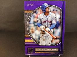 Topps Museum Baseball Francisco Lindor Sapphire Base /99