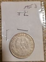 Alte 5 Reichsmark Münze Deutsches Reich 1935 D Silber