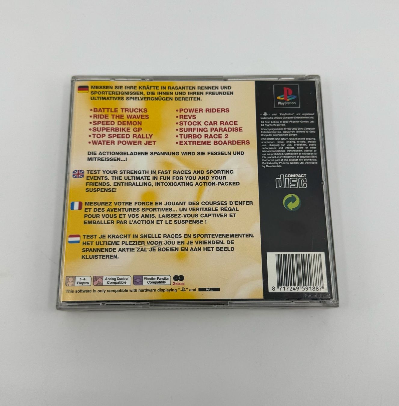 Giochi: All Star Action (PS1) – Usato da Herisau venduto da Seyashop1 2