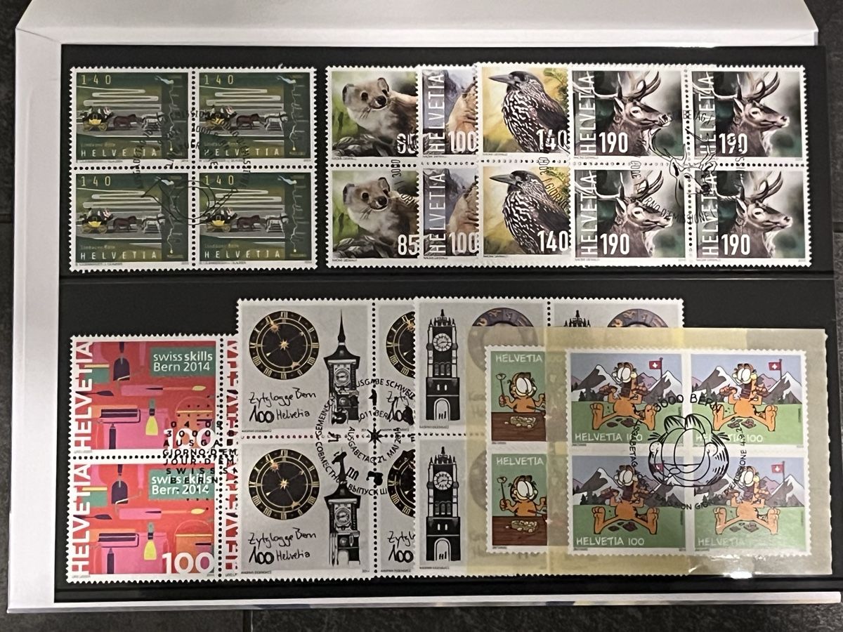 Tutti i francobolli: Série complète timbres-poste suisses 2014 - Rareté! – Nuovo e nell'imballaggio originale da BREMBLENS venduto da Lafoudre 2