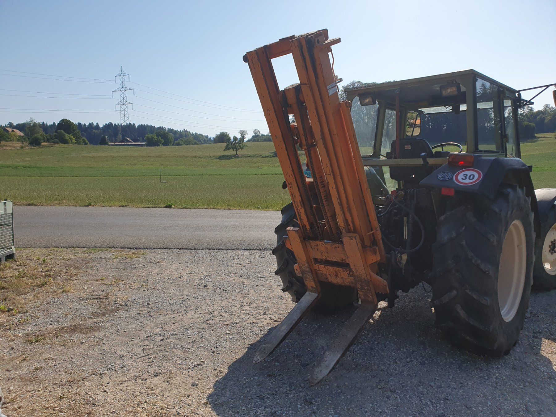 Carrelli elevatori e a forche: Heckstapler für Traktor – Usato da Bubikon venduto da mus_j7gl 2