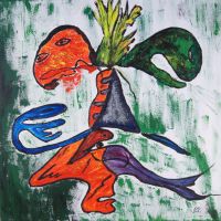 Gemälde: The phantoms I called