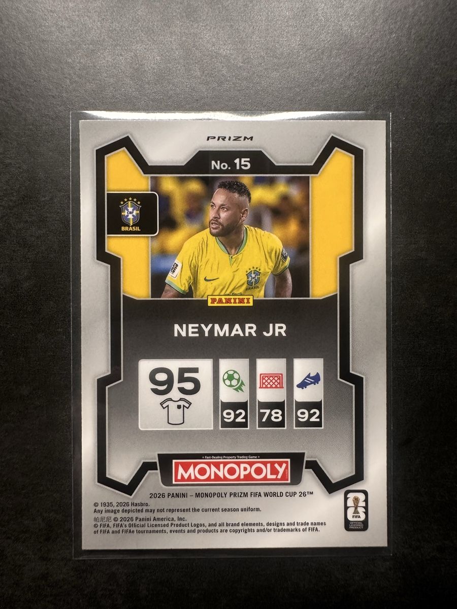 Panini Sammelbilder & Trading cards: Neymar JR Panini Prizm Monopoly No.15 – Neu (gemäss Beschreibung) aus Walliswil b.Wangen von Swiss-Trading-Bros 1