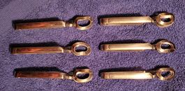 6 Vintage Schneckenzangen
