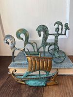 Vintage Greek Deko-Figuren aus Messing, 4-teiliges Set