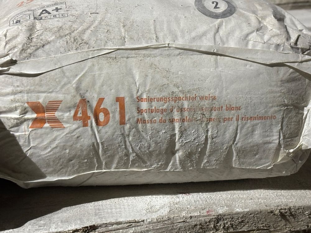 LAGERVERKAUF 1 Sack Fixit 461 Sanierungsspachtel 25KG (Gebraucht) in ...