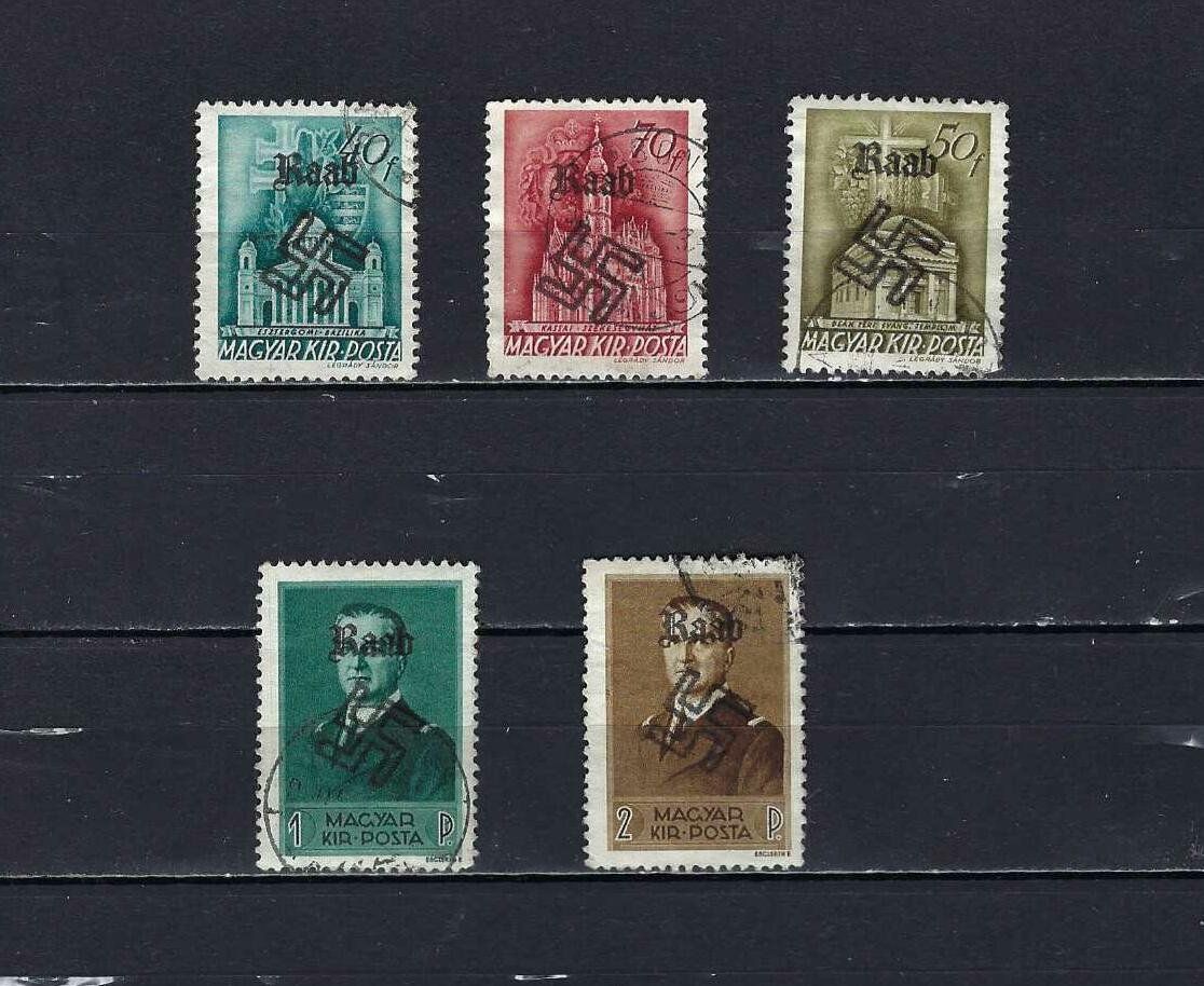 Tous les timbres: WKII Besetzung Ungarn gest. – D'occasion à Altstätten SG par Nandodax