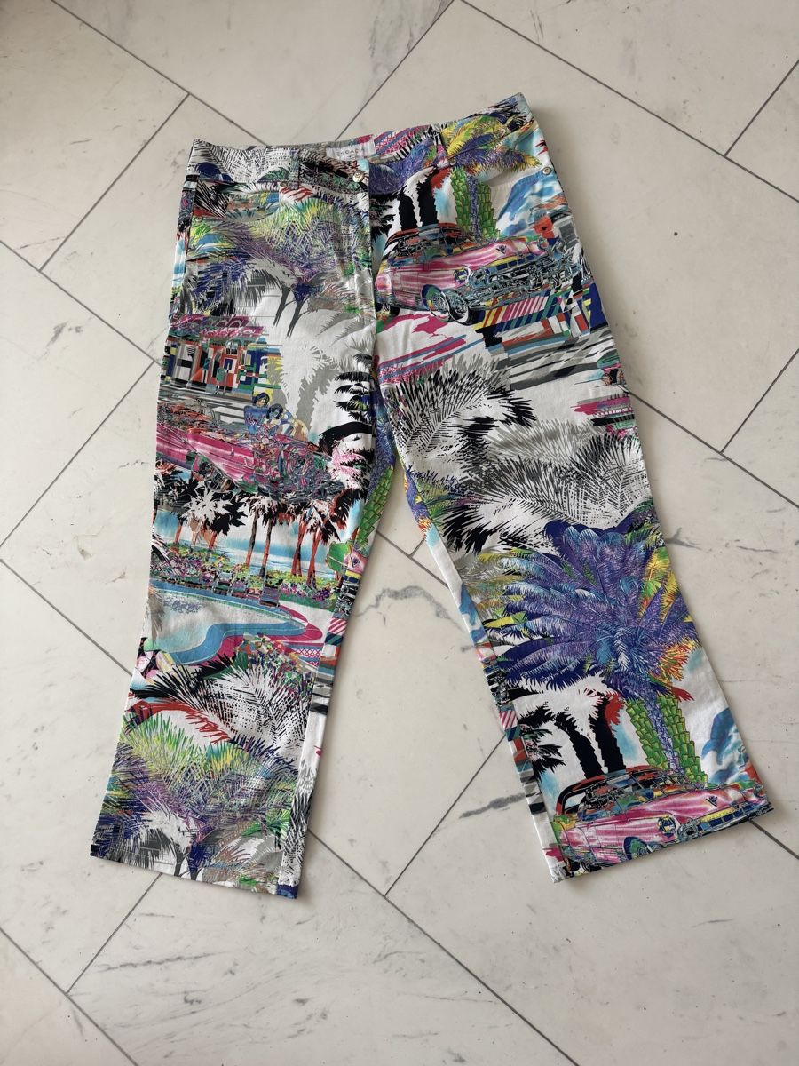 Escada Pantaloni: Lustige Sommerhose von Escada – Usato da Reichenburg venduto da gabriela55