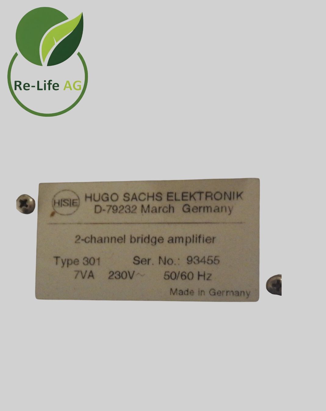 Amplificatori: Hugo Sachs Elektronik 2 Channel Bridge Amplifier – Usato da Reinach BL venduto da Re-LifeAG_Labor 6