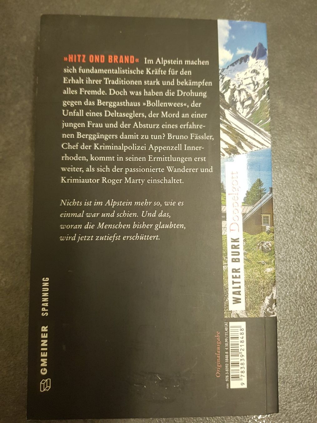 Libri: Doppelgott / Walter Burk / Alpstein Krimi – Usato da Dietikon venduto da marconi07 1