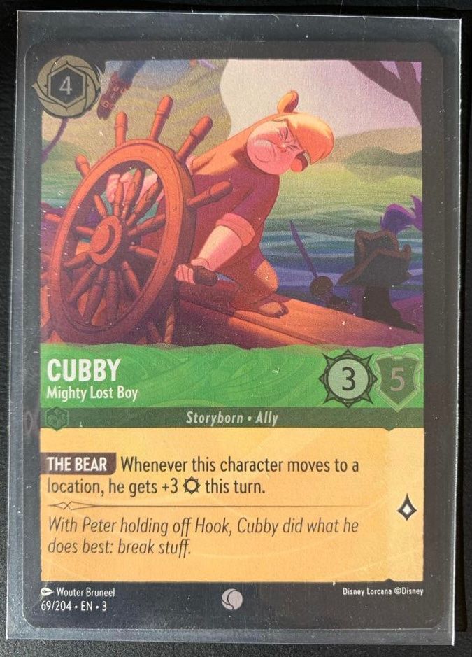 Disney Sammelbilder & Trading cards: Lorcana FOIL CUBBY 69/204 EN-3 Common – Gebraucht aus Lugano von VlaseCard