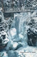 Flüelawasserfall im Winter
