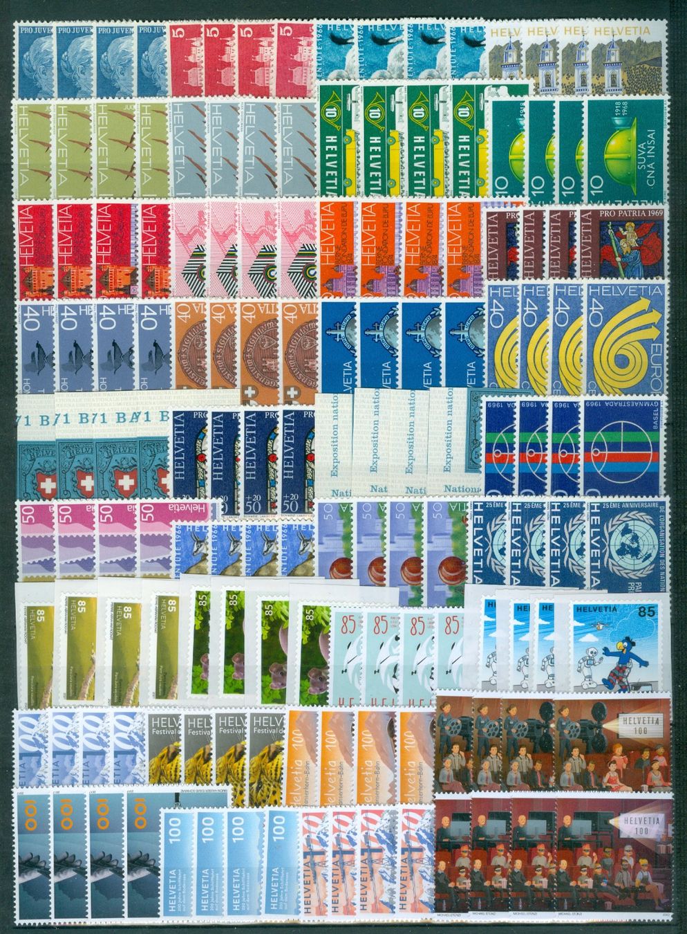 Alle Briefmarken: ab 1960 Schweiz Frankaturware – Gebraucht aus Zürich von yago-rot