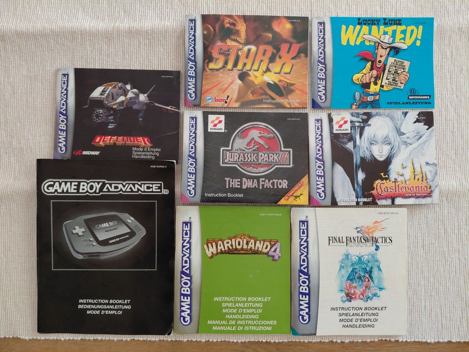 Jeux: Mode d'emploi Gameboy Advance – D'occasion à Denges par old-school-89