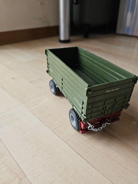 Siku 2879 - Remorque Benne Déposable Fortuna Amplirol 1/32 - Vert - Agricole