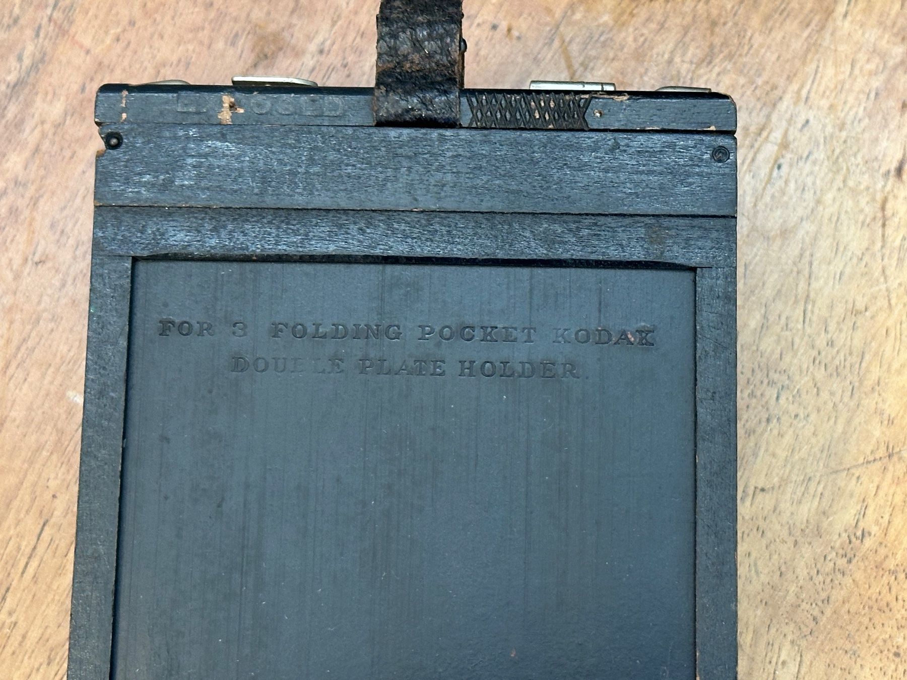 Fotocamera: Antike Platten-/Klappkamera mit Plattenkassetten – Usato da Otelfingen venduto da Yossi-68 5