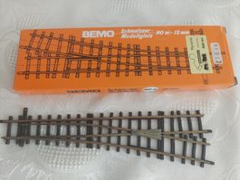 Bemo Weiche 4210 Schmalspur H0m 12mm mit Originalbox
