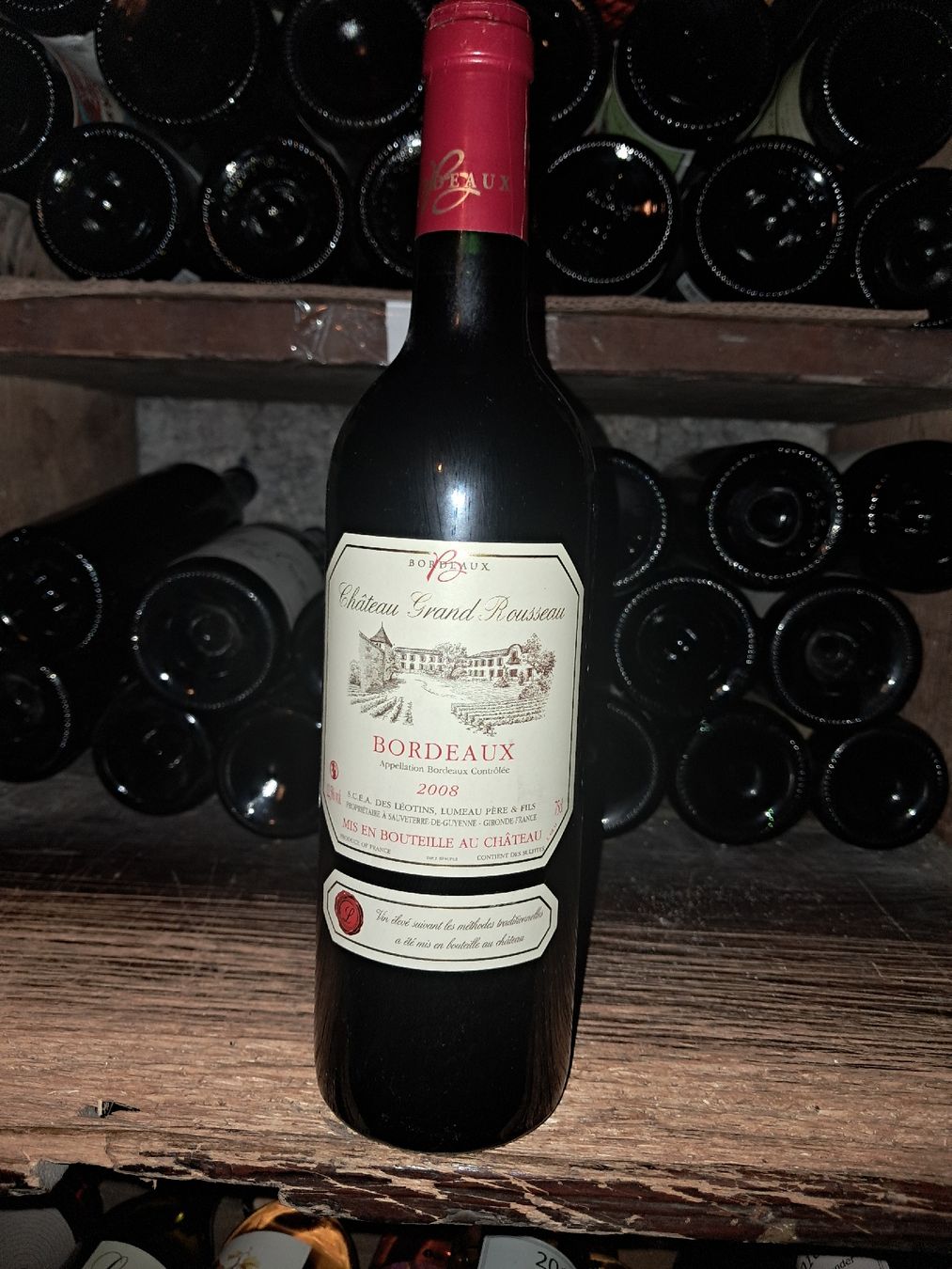 Vino: Château Grand Rousseau Bordeaux 2008 – Nuovo e nell'imballaggio originale da Le locle venduto da juliensaran