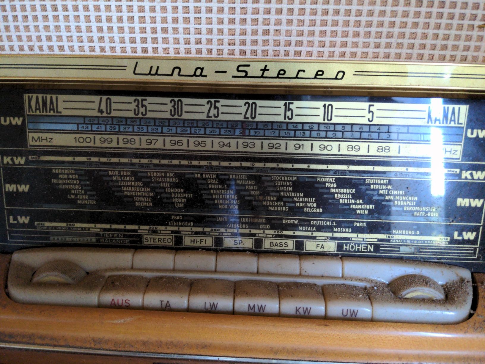Sistemi audio & multimediali: Luna Stereo antike Stereoanlage – Difettoso da Delémont venduto da Fiolle 1