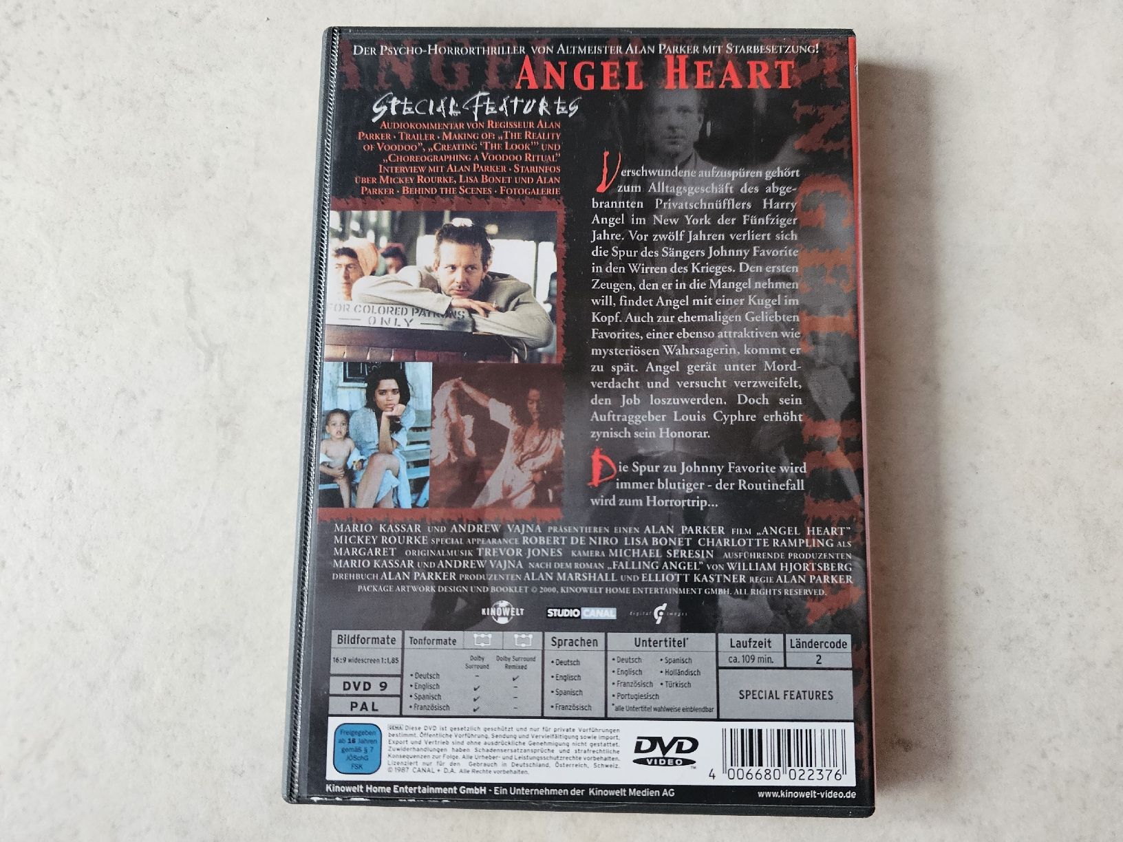 Tutti i DVDs: Angel Heart  (Robert De Niro) – Usato da Schneisingen venduto da backstore24 1
