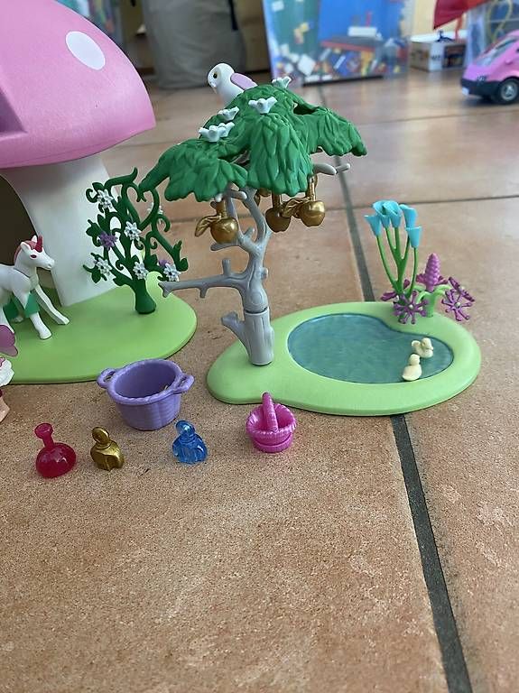 Giocattoli: Playmobil Pilzhaus mit Feen und Einhörner  – Usato da Henggart venduto da Chlungele 2