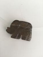 Anhänger Elefant Heilstein Rauchquarz