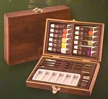 Acrylfarbe Set 20teilig in Holzbox