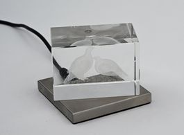LED Block mit Schneehuhn Motiv aus Finnland