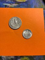 Silbermünze USA Quarter & Dime