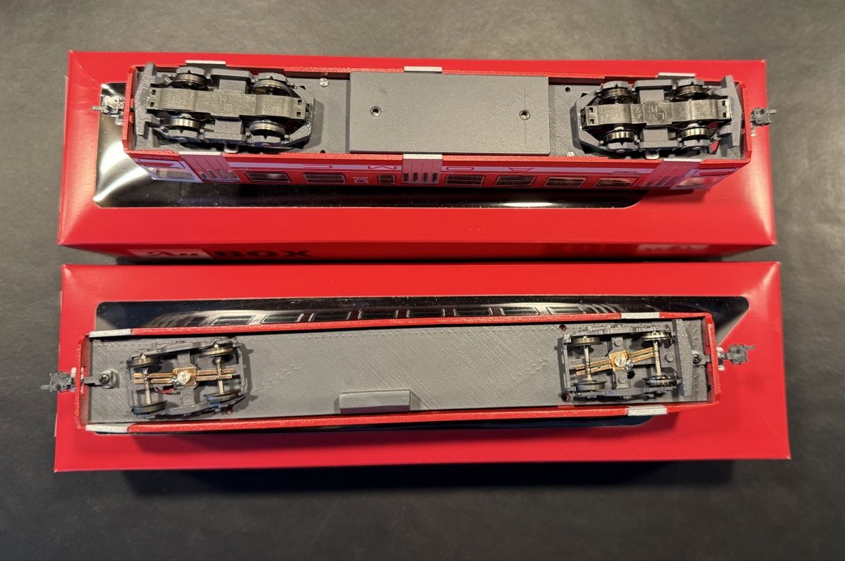 Modellini di ferrovie: Rame AOMC Be 4/4 102+Bt 132 Digitsl DCC – Usato da Etagnières venduto da 1217juju 4
