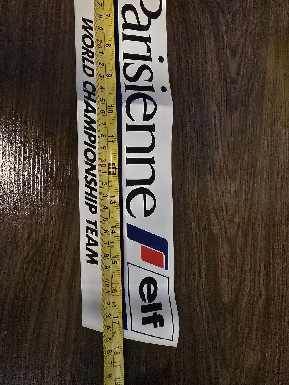 Aufkleber: Vintage Parisienne Elf Racing Sticker – Neu (gemäss Beschreibung) aus Baden von swiss-alps 4